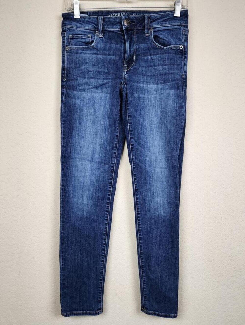 American Eagle Outfitters Size 4 Blue Jeans - Picture 1 of 5